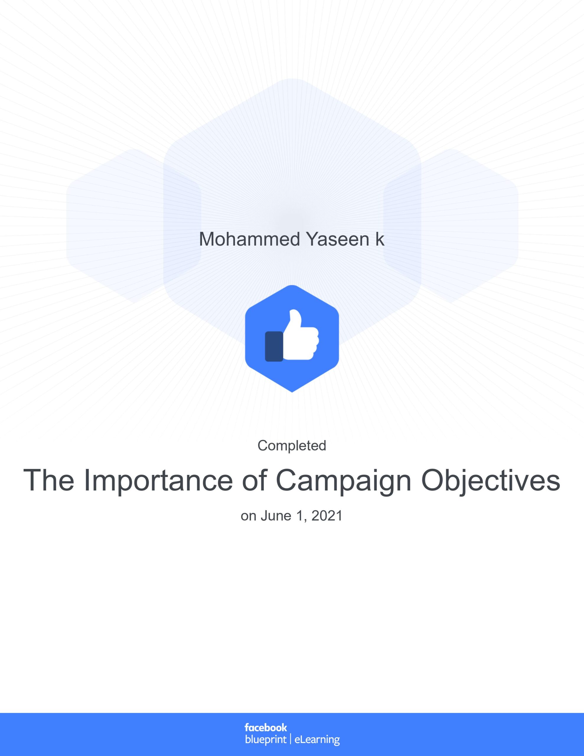 the importance of campaign objectives